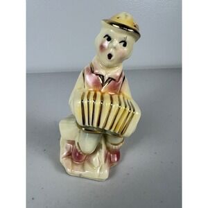 Vintage‎ Shawnee Pottery Swiss Alps Boy Figurine Ceramic Salt/Pepper Shaker MCM